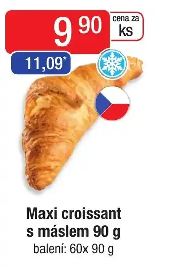 Qanto Maxi croissant s máslem 90 g nabídka