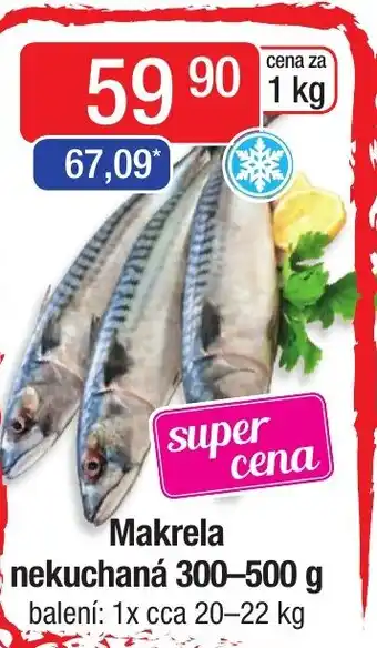 Qanto Makrela nekuchaná 300-500 g nabídka