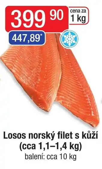 Qanto Losos norský filet s kůží (cca 1,1-1,4 kg) nabídka