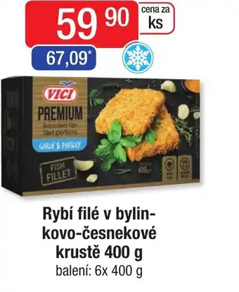 Qanto Rybí filé v bylin- kovo-česnekové krustě 400 g nabídka