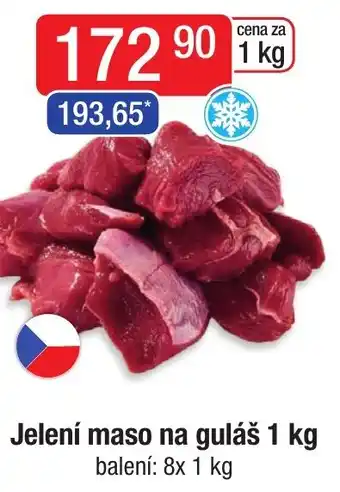 Qanto Jelení maso na guláš 1 kg nabídka