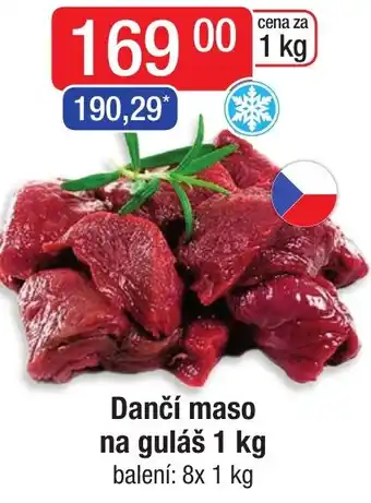 Qanto Dančí maso na guláš 1 kg nabídka