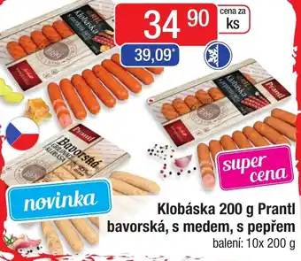 Qanto Klobáska 200 g Prantl bavorská, s medem, s pepřem nabídka