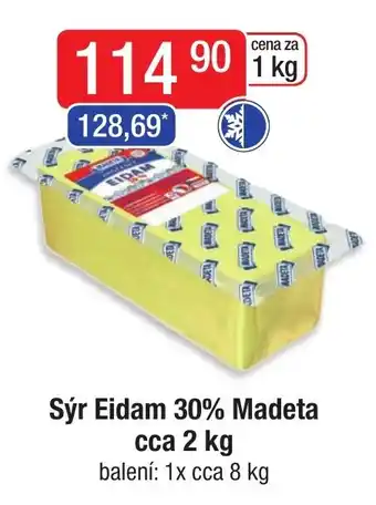 Qanto Sýr Eidam 30% Madeta cca 2 kg nabídka