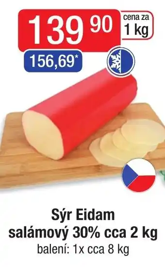 Qanto Sýr Eidam salámový 30% cca 2 kg nabídka