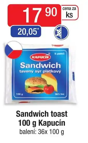 Qanto Sandwich toast 100 g Kapucín nabídka