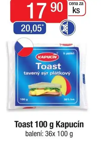 Qanto Toast 100 g Kapucín nabídka