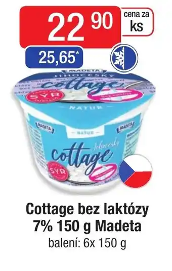 Qanto Cottage bez laktózy 7% 150 g Madeta nabídka