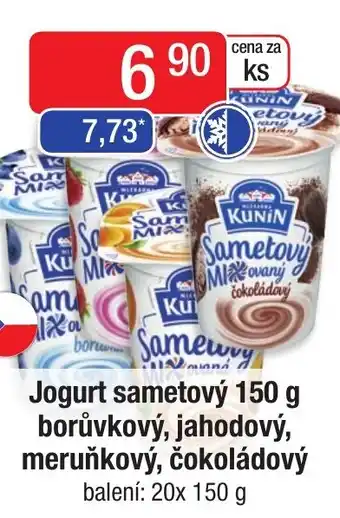 Qanto Jogurt sametový 150 g borůvkový, jahodový, meruňkový, čokoládový nabídka