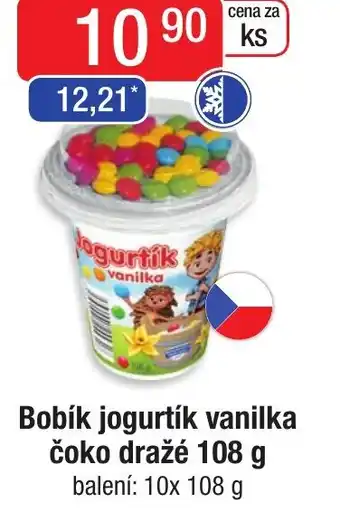 Qanto Bobík jogurtík vanilka čoko dražé 108 g nabídka