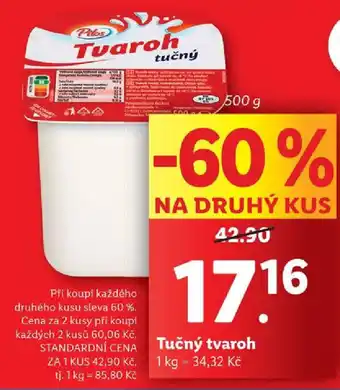 Lidl Tučný tvaroh nabídka