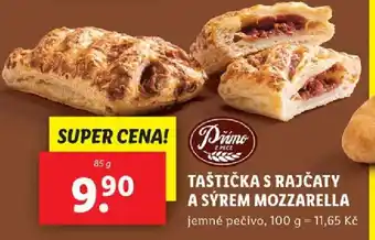 Lidl TAŠTIČKA S RAJČATY A SÝREM MOZZARELLA nabídka