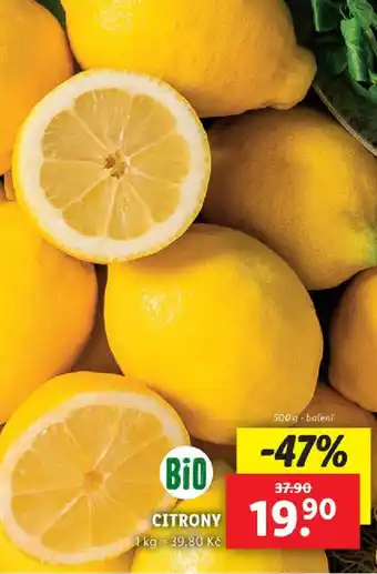 Lidl CITRONY nabídka