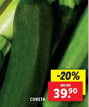 Lidl CUKETA nabídka