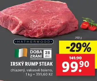 Lidl IRSKÝ RUMP STEAK nabídka