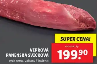 Lidl VEPŘOVÁ PANENSKÁ SVÍČKOVÁ nabídka