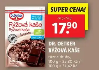 Lidl DR. OETKER RÝŽOVÁ KAŠE nabídka