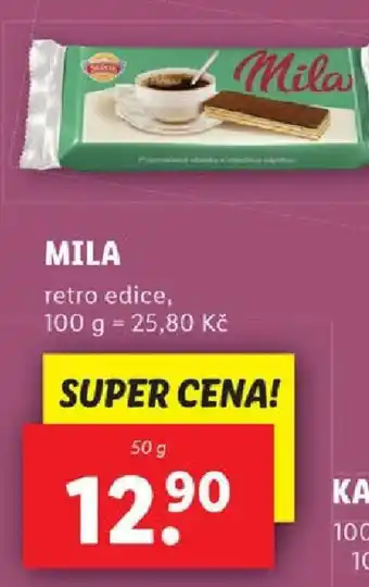 Lidl MILA nabídka