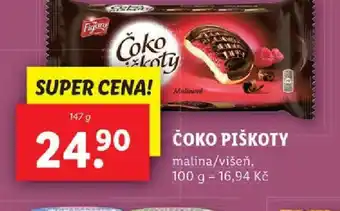 Lidl ČOKO PIŠKOTY nabídka