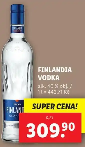 Lidl FINLANDIA VODKA 0.7L nabídka