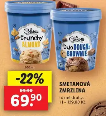 Lidl SMETANOVÁ ZMRZLINA nabídka