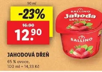 Lidl JAHODOVÁ DŘEŇ nabídka