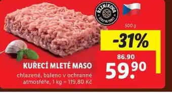 Lidl KUŘECÍ MLETÉ MASO nabídka