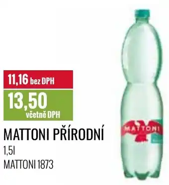 Ratio MATTONI PŘÍRODNÍ 1.5L nabídka