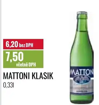 Ratio MATTONI KLASIK 0.33L nabídka