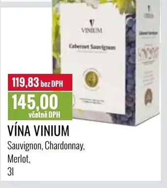 Ratio VÍNA VINIUM 3L nabídka