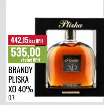 Ratio BRANDY PLISKA XO 40% 0.7L nabídka