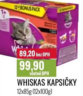 Ratio WHISKAS KAPSIČKY nabídka