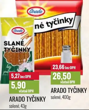 Ratio ARADO TYČINKY nabídka