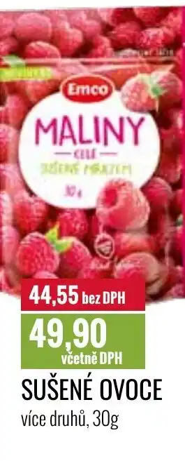 Ratio SUŠENÉ OVOCE nabídka