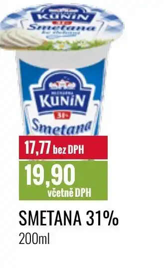 Ratio SMETANA 31% nabídka