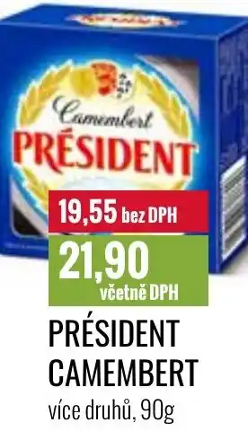 Ratio PRÉSIDENT CAMEMBERT nabídka