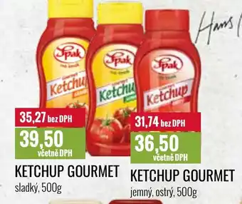 Ratio KETCHUP GOURMET nabídka