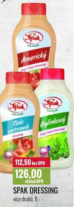 Ratio SPAK DRESSING nabídka