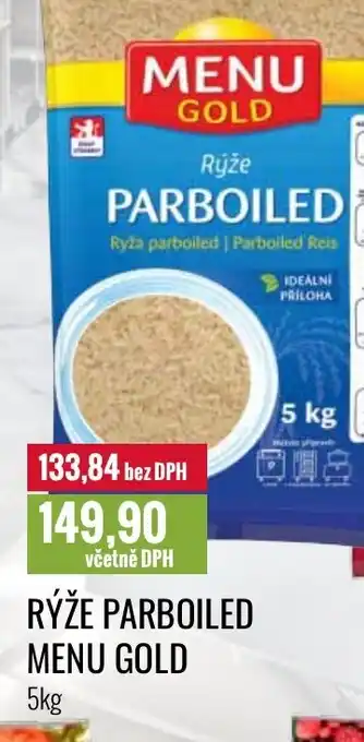 Ratio RÝŽE PARBOILED MENU GOLD nabídka