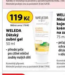 Dr. Max Weleda dětský zubní gel nabídka