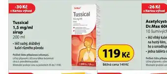 Dr. Max Tussical sirup nabídka
