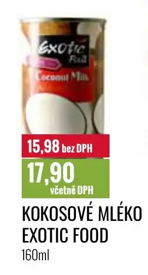 Ratio KOKOSOVÉ MLÉKO EXOTIC FOOD nabídka