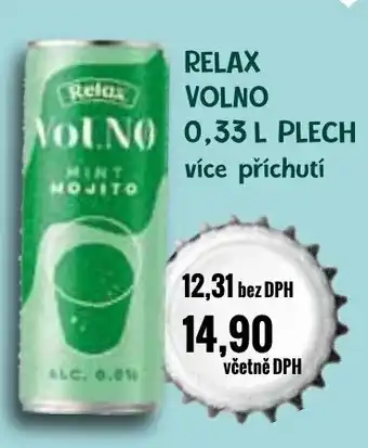 Ratio RELAX VOLNO 0,33 L PLECH nabídka