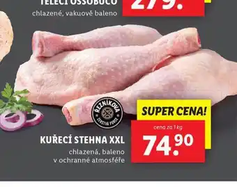 Lidl Kuřecí stehna xxl nabídka