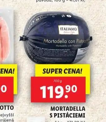 Lidl Mortadella s pistáciemi nabídka