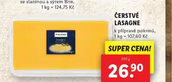 Lidl Čerstvé lasagne nabídka