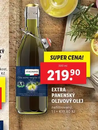 Lidl Extra panenský olivový olej nabídka