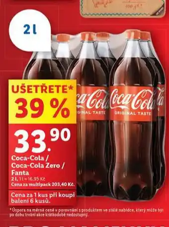 Lidl Coca-cola nabídka