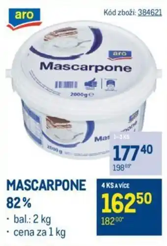 Makro MASCARPONE 82% nabídka