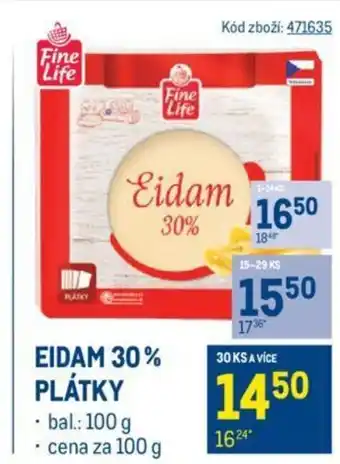 Makro EIDAM 30% PLÁTKY nabídka